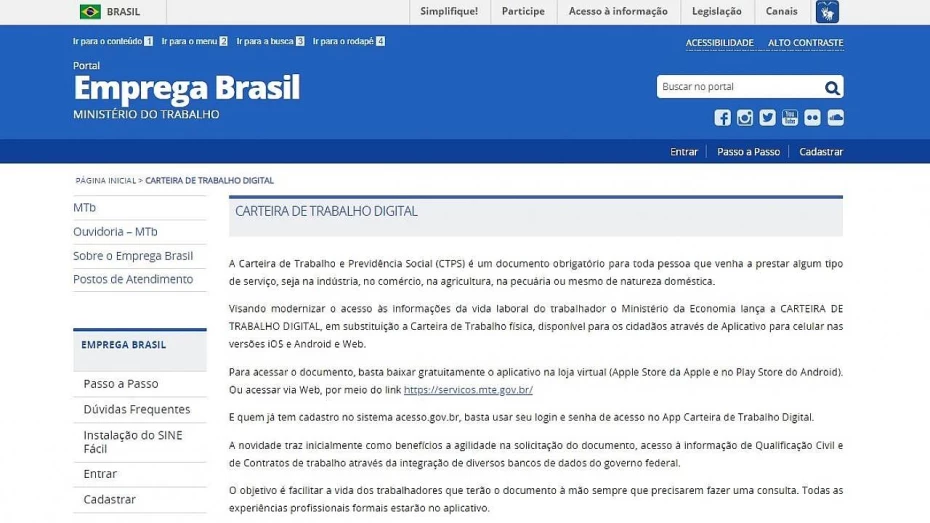 Online: Confira os serviços digitais do PAT de Taubaté Online: Confira os serviços digitais do PAT de Taubaté