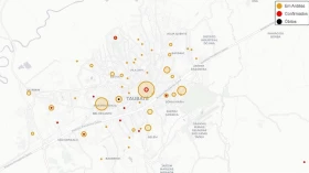 Mapa Dinâmico monitora casos de coronavírus em Taubaté