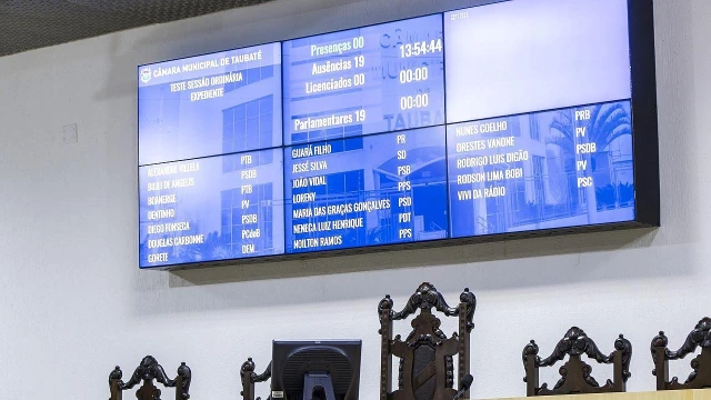 Sessões ordinárias serão retomadas na próxima semana em Taubaté