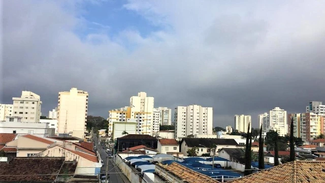Quarta-feira com nebulosidade e possibilidade de chuva na RMvale