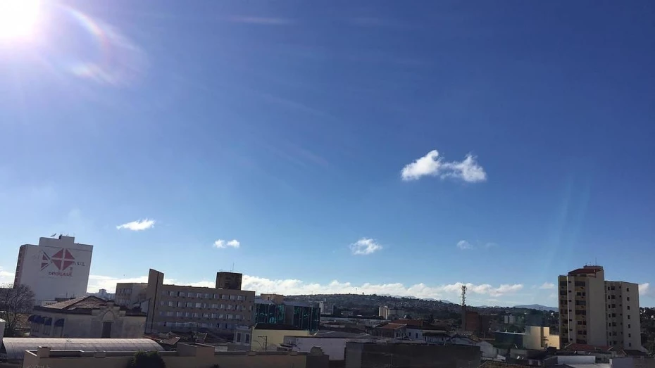 Semana começa com predomínio de sol em Taubaté e região Semana começa com predomínio de sol em Taubaté e região
