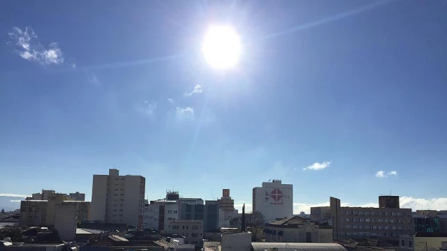 Fim de semana com temperaturas em elevação na RMVale
