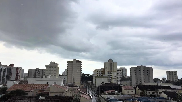 Frente fria traz chuva para RMVale neste fim de semana