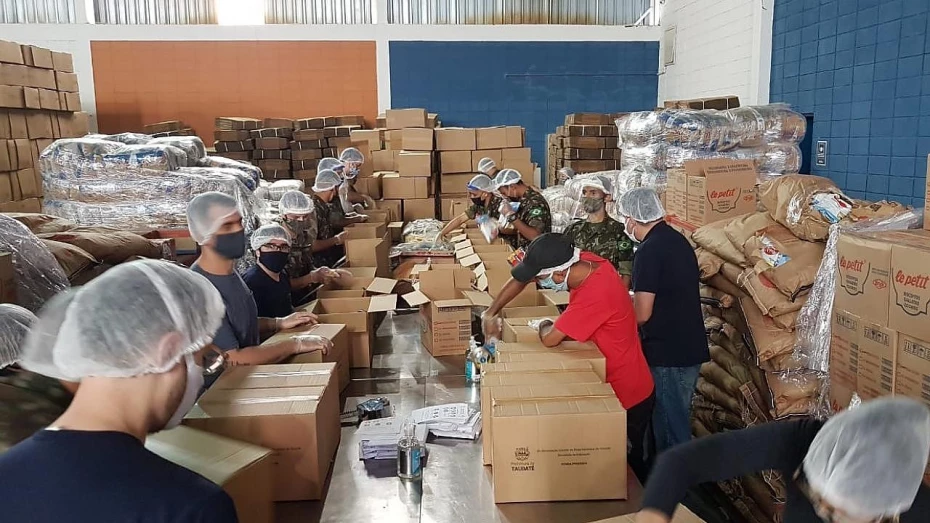 Cronograma para entrega dos kits de alimentação em Taubaté é definido Cronograma para entrega dos kits de alimentação em Taubaté é definido