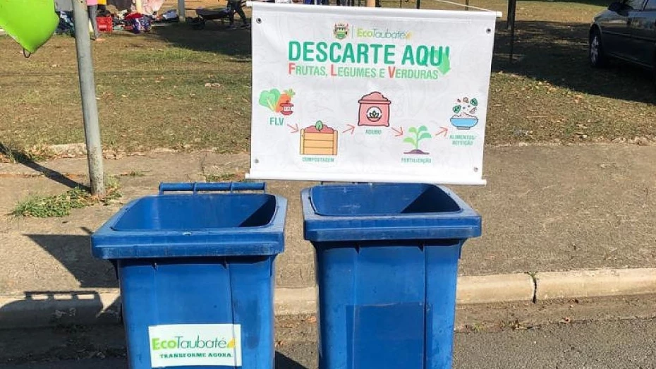 Secretaria de Serviços Públicos retoma projeto de compostagem em Taubaté Secretaria de Serviços Públicos retoma projeto de compostagem em Taubaté