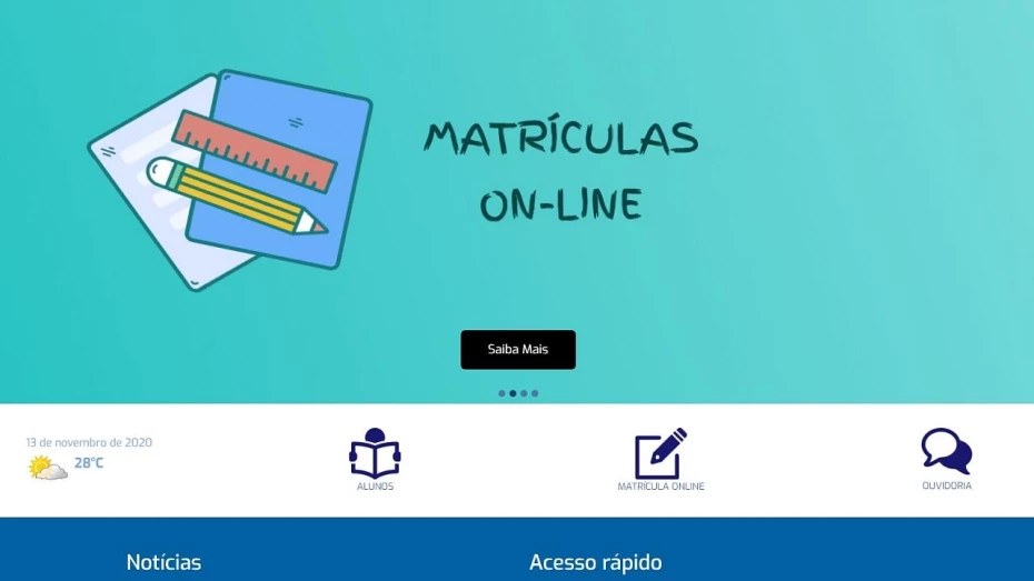 Inscrições para escolas municipais de Taubaté abrem na próxima semana Inscrições para escolas municipais de Taubaté abrem na próxima semana