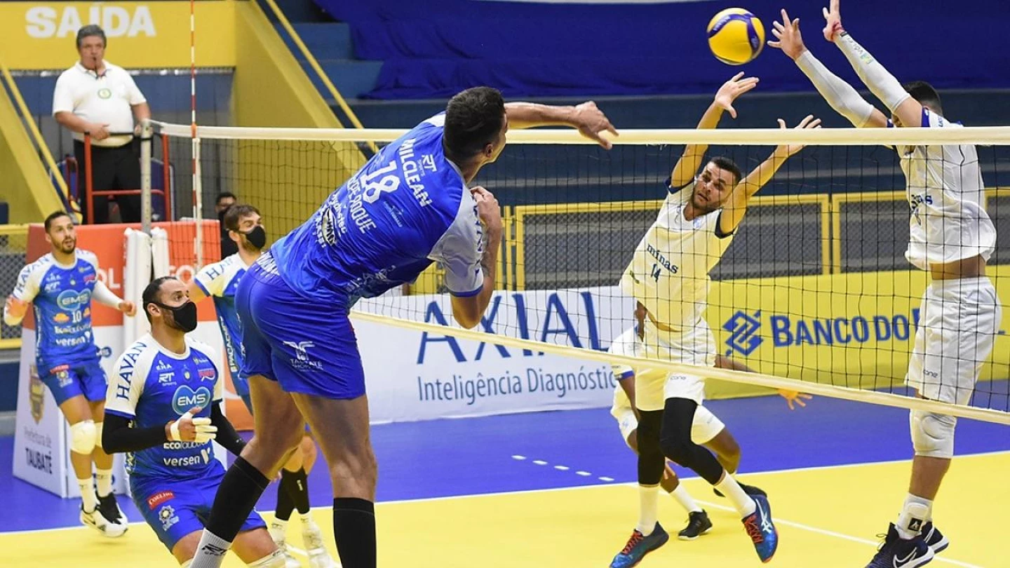 Taubaté derrota Minas Tênis Clube e alcança 4ª vitória na Superliga