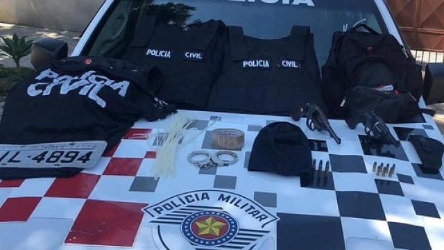 Homens que se passavam por policiais civis para assaltar casas são presos