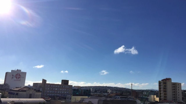 Quarta-feira de sol e temperaturas elevadas em Taubaté e região