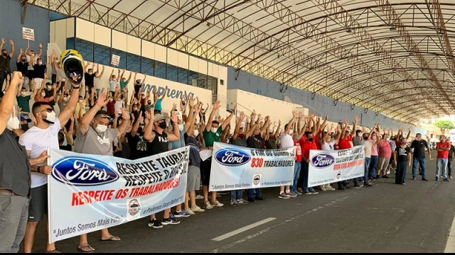 Trabalhadores organizam carreata para Aparecida contra fechamento da Ford