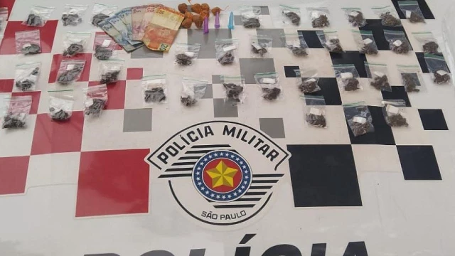 Homem é preso por tráfico de drogas no bairro Barranco, em Taubaté