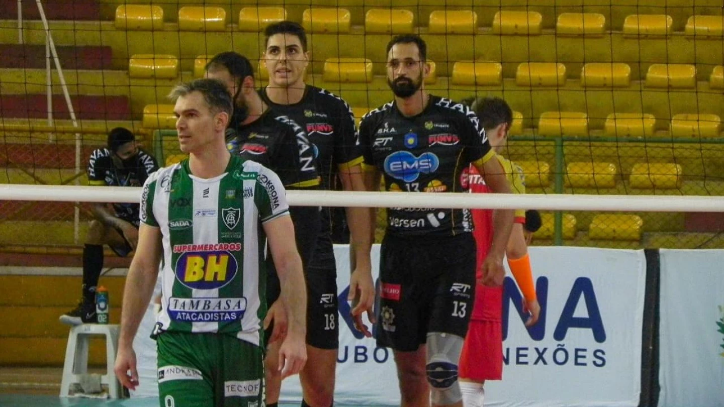 América-MG vence Taubaté e força 3º jogo pelas quartas da Superliga