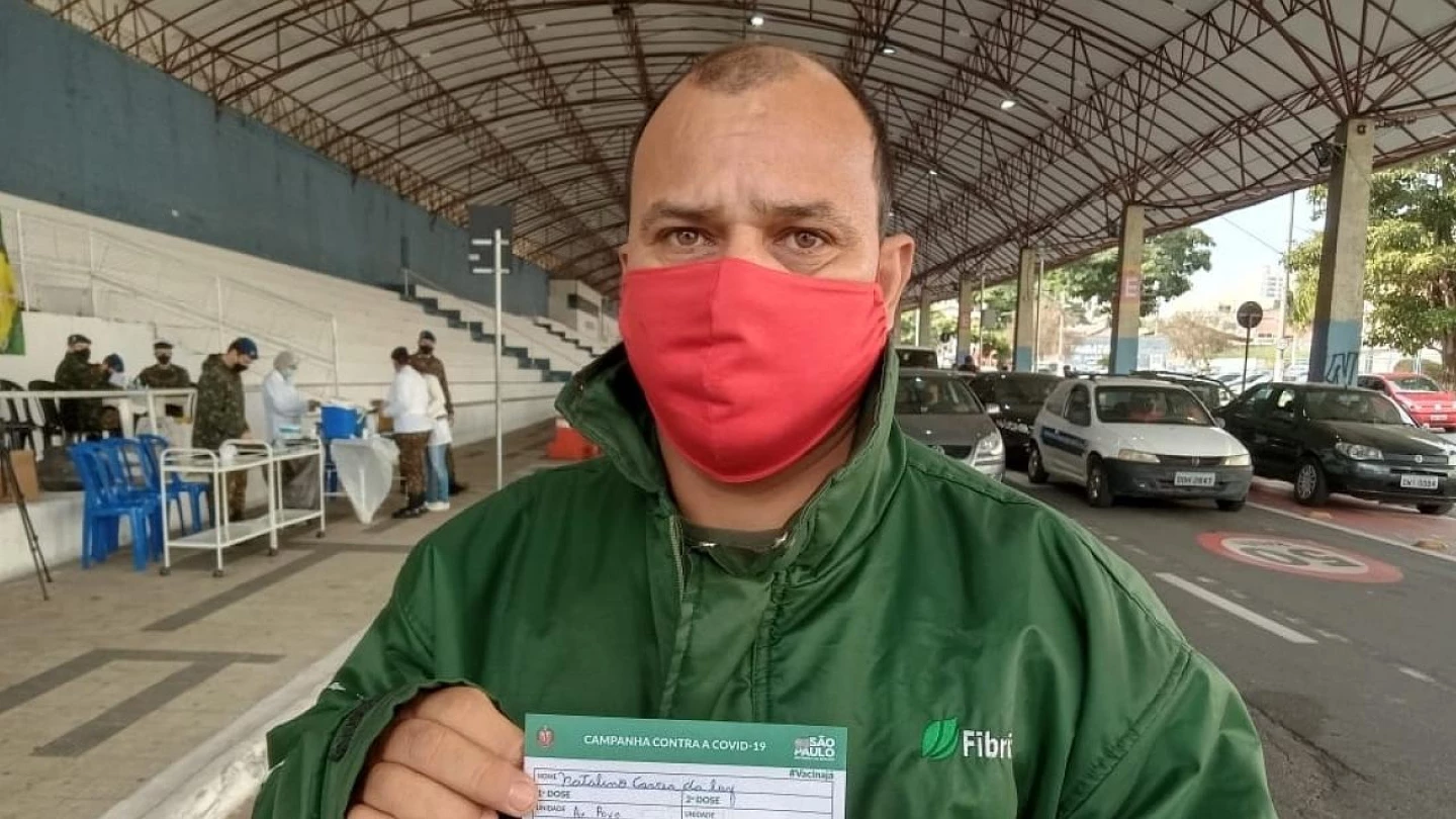 Taubaté vacina pessoas com 39 anos nesta quarta-feira