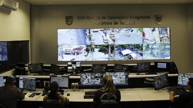 Câmeras OCR são instaladas em Taubaté para monitoramento