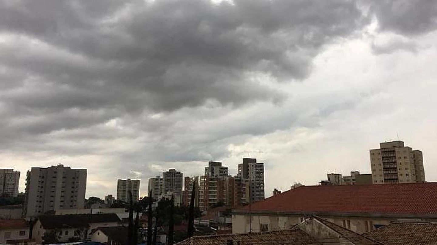 Semana começa com tempo chuvoso em Taubaté e região