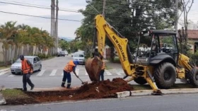 Obras são iniciadas para instalação de semáforo no Jardim das Nações