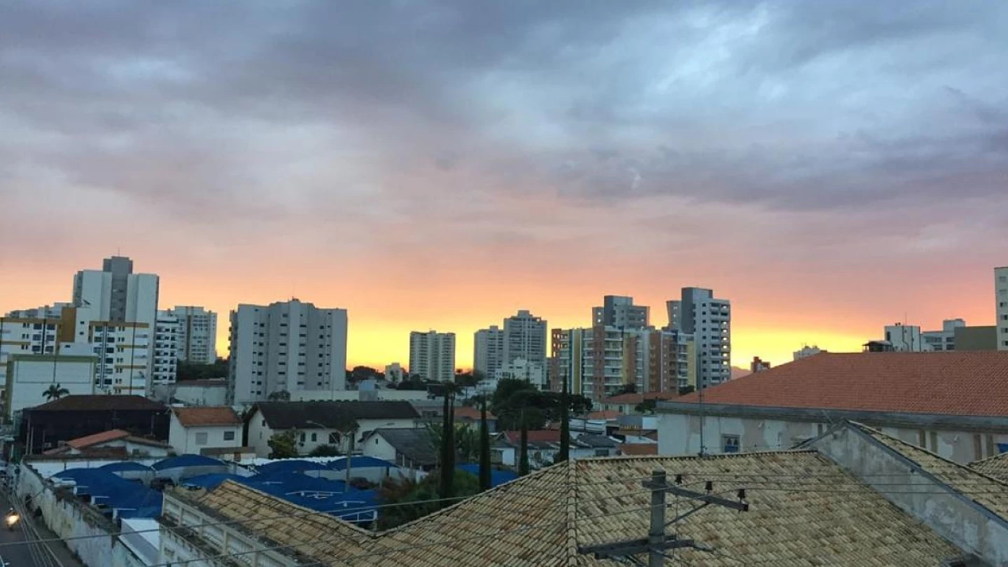 Última semana do ano começa com nebulosidade em Taubaté e região