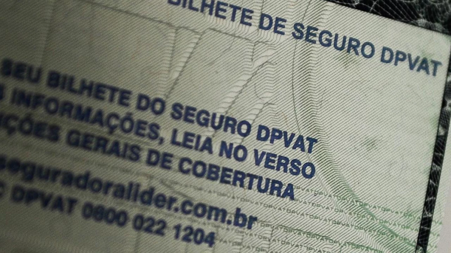 Pagamento do DPVAT é suspenso pelo segundo ano seguido