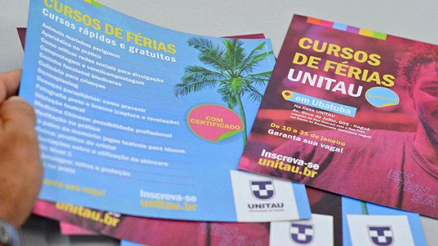 Unitau programa cursos de férias gratuitos em Ubatuba 