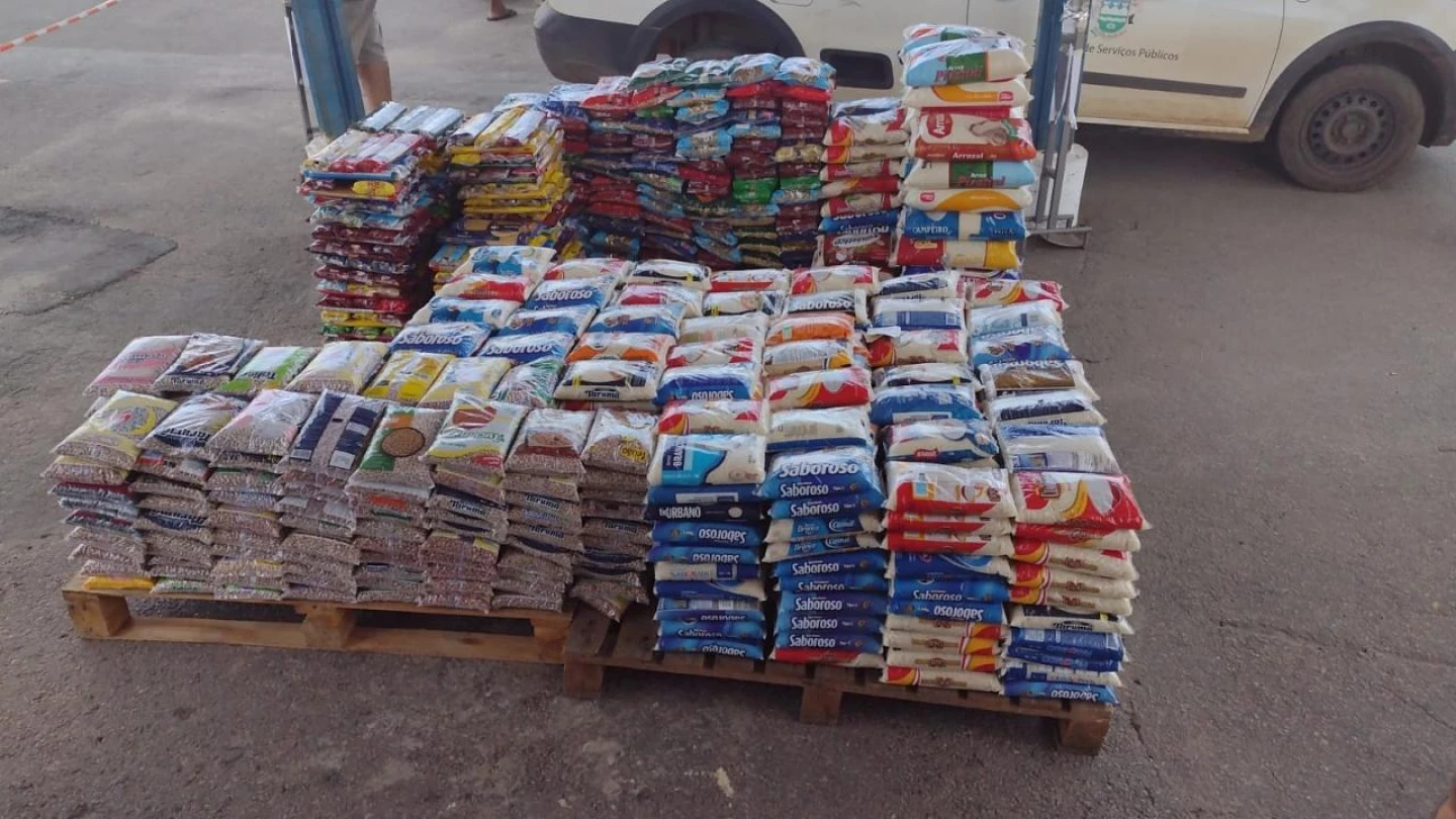 Feirão “Mesa Taubaté” retoma arrecadações com arroz, feijão e macarrão