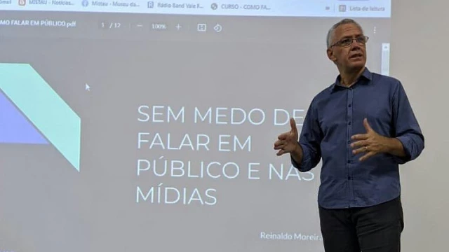 Curso gratuito de oratória é oferecido pelo Mistau em Taubaté
