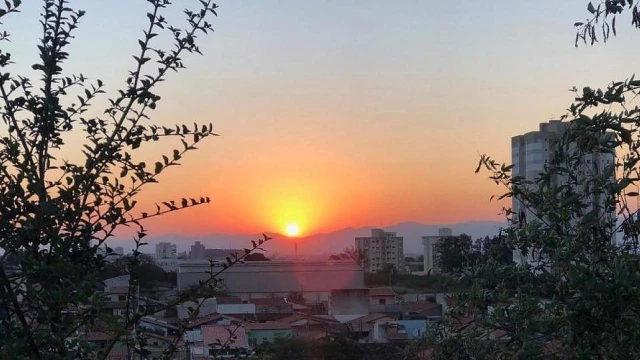 Tempo segue ensolarado em grande parte do Vale do Paraíba