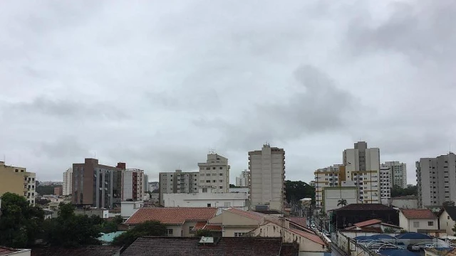 Semana começa com tempo instável em Taubaté e região