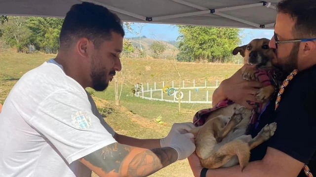 Mourisco, em Taubaté, recebe campanha de vacinação antirrábica