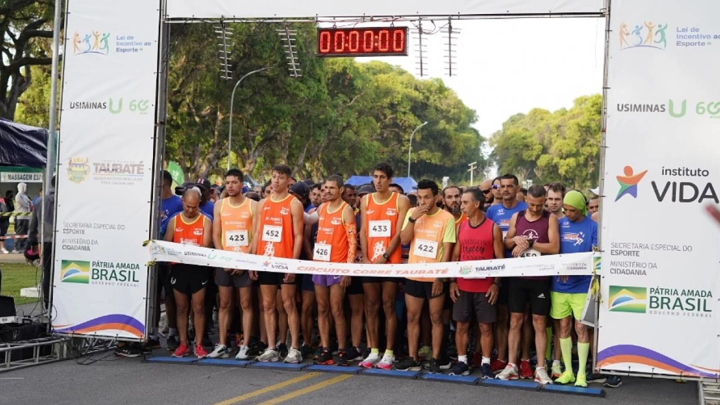 Prefeitura de Taubaté convoca inscritos para retirada dos kits de corrida