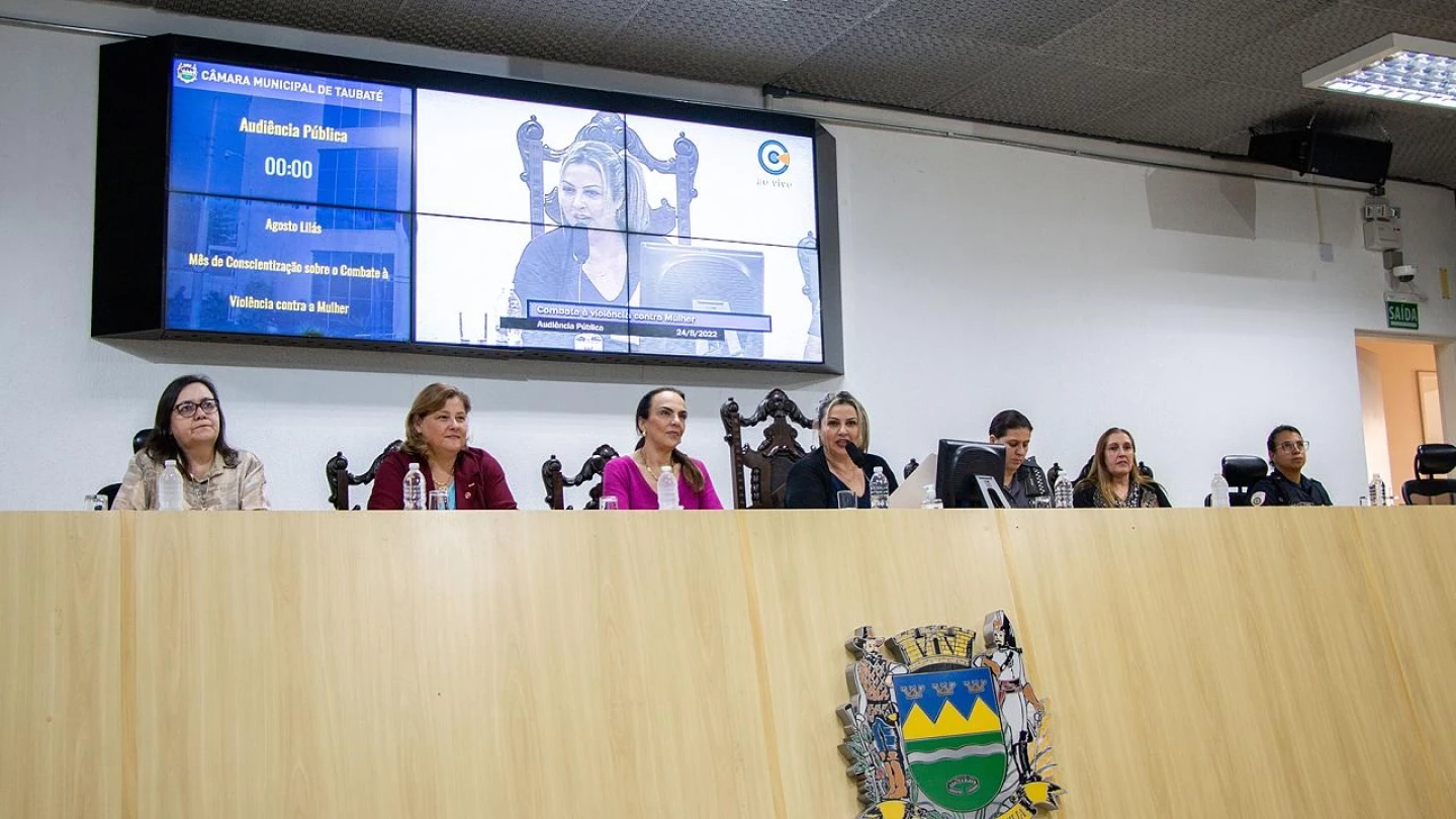 “Agosto Lilás” ganha destaque em audiência na Câmara de Taubaté
