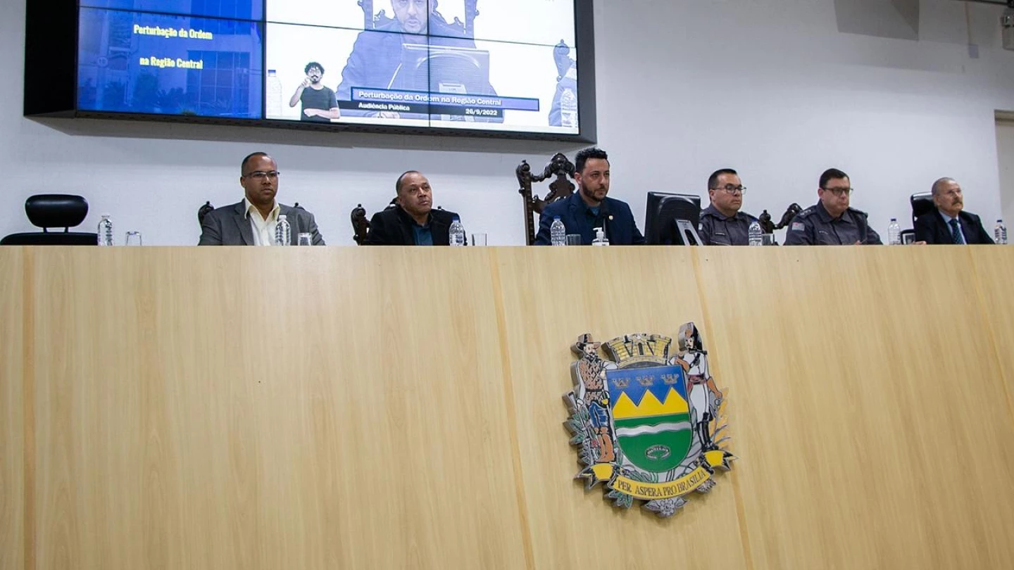 Audiência na Câmara de Taubaté debate perturbação da ordem pública