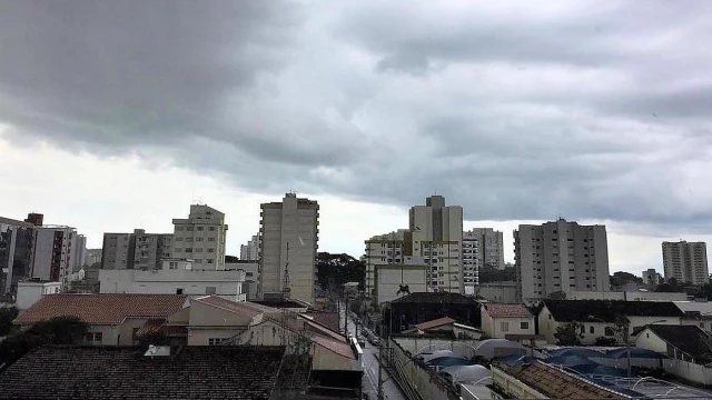 Tempo segue instável em Taubaté e região nos próximos dias