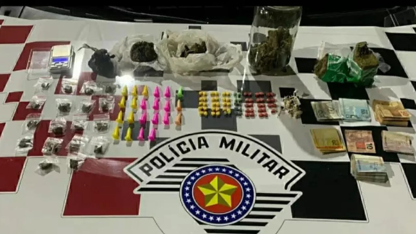 Suspeito de tráfico de drogas é preso no Parque São Luís, em Taubaté