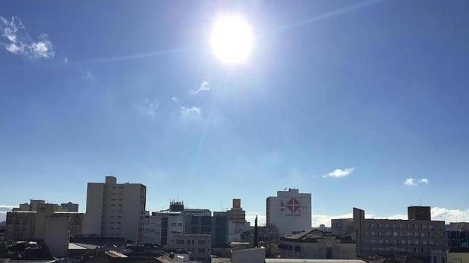 Temperaturas sobem nesta terça-feira no Vale do Paraíba