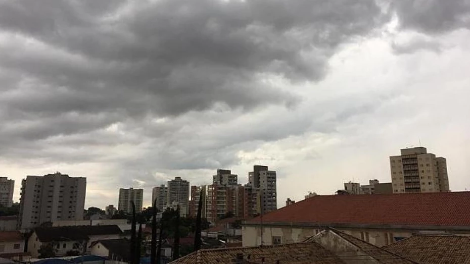 Temperaturas recuam com tempo instável em Taubaté e região