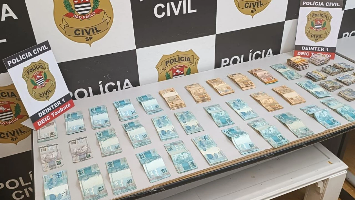 Operação contra o tráfico apreende R$ 36 mil em Taubaté