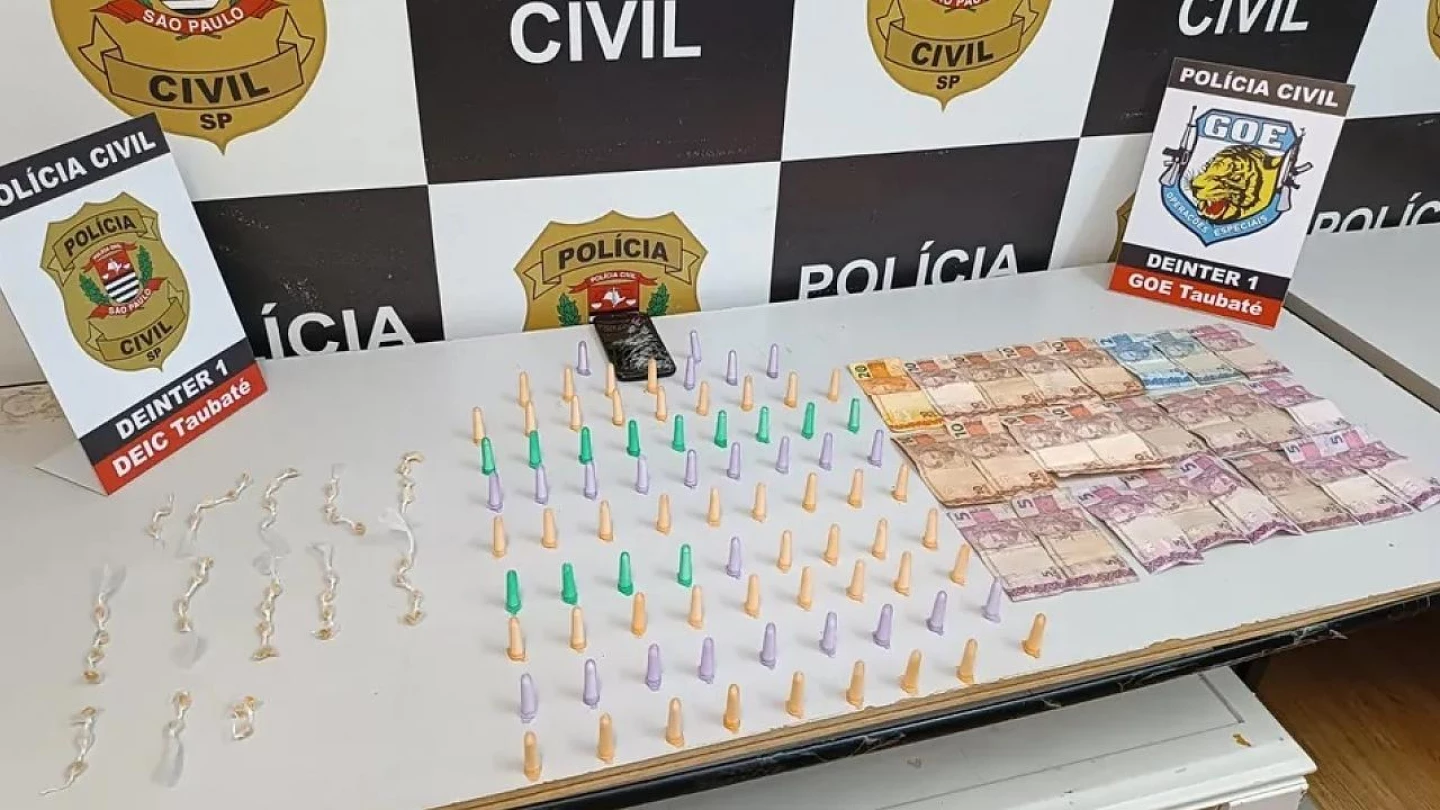 Operação termina com dois presos em Taubaté