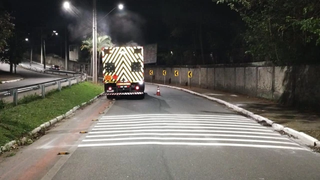 Sonorizadores são instalados na Av. Francisco Alves Monteiro em Taubaté