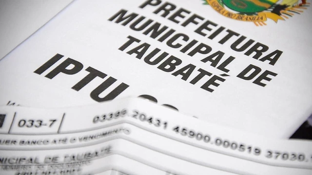 Carnê virtual do IPTU 2024 de Taubaté é disponibilizado