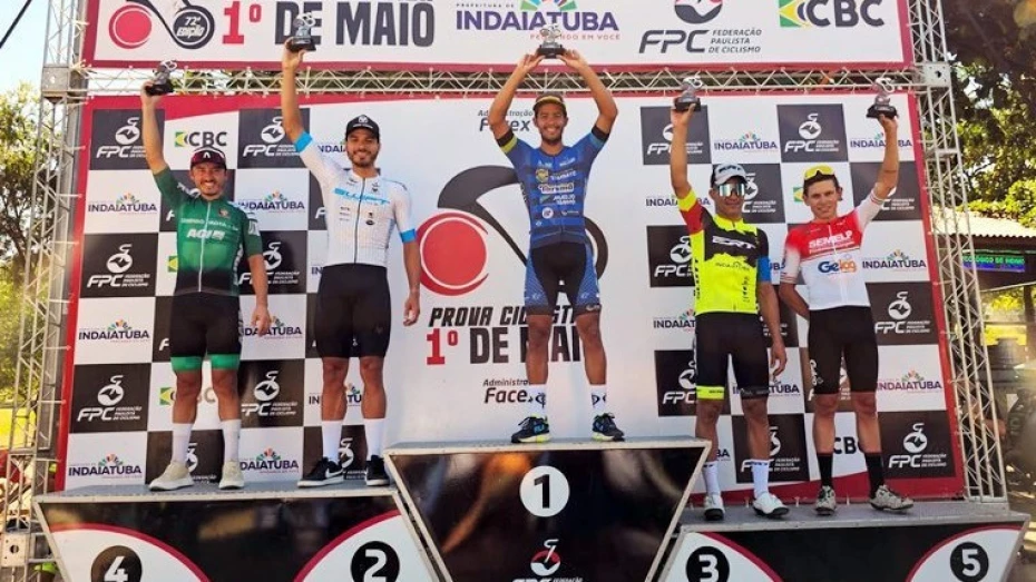 Ciclismo: Taubaté conquista lugares mais altos do pódio em Indaiatuba Ciclismo: Taubaté conquista lugares mais altos do pódio em Indaiatuba