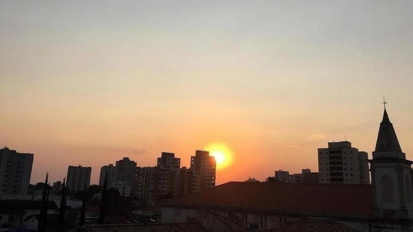 Calor permanece com máxima de 29ºC para Taubaté