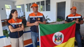 Comitiva de apoio a Canoas retorna a Taubaté