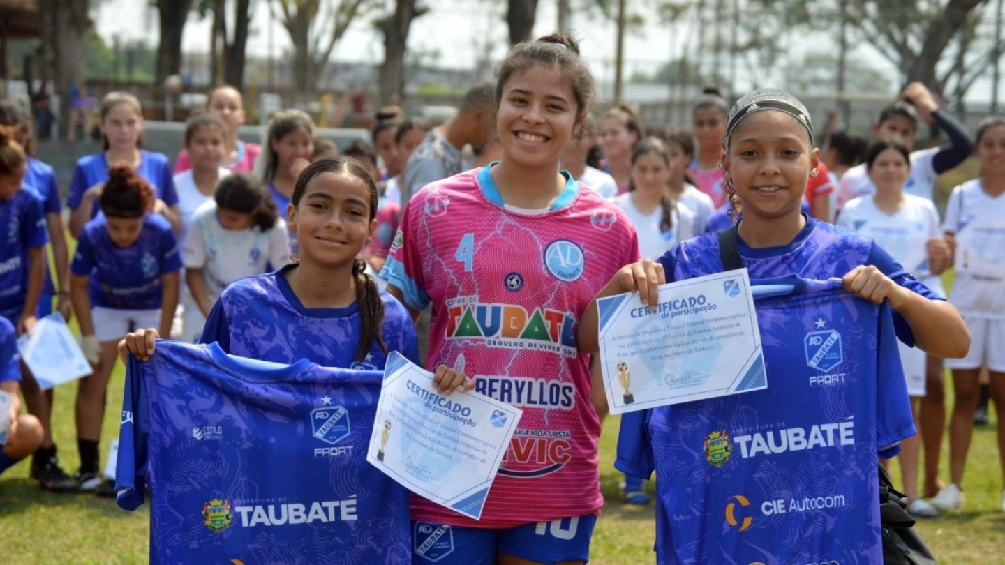 AD Taubaté promove Festival Interno de Futebol Feminino