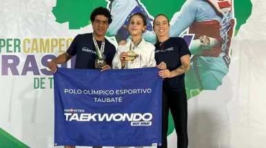 Aos 11 anos, taubateana é campeã brasileira de taekwondo infantil 