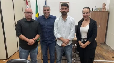 José Saud (PP) e Sérgio Victor (Novo) se reúnem para discutir transição na Prefeitura de Taubaté