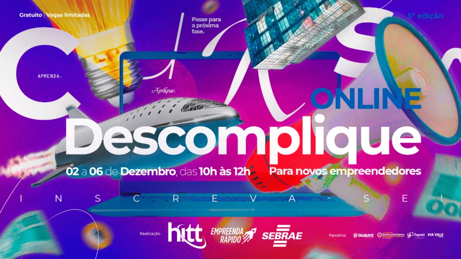 HITT e Sebrae oferecem curso gratuito para futuros empreendedores