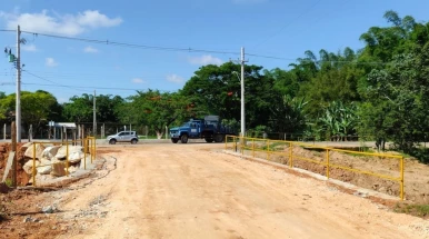 Prefeitura conclui substituição de ponte na Estrada do Borba