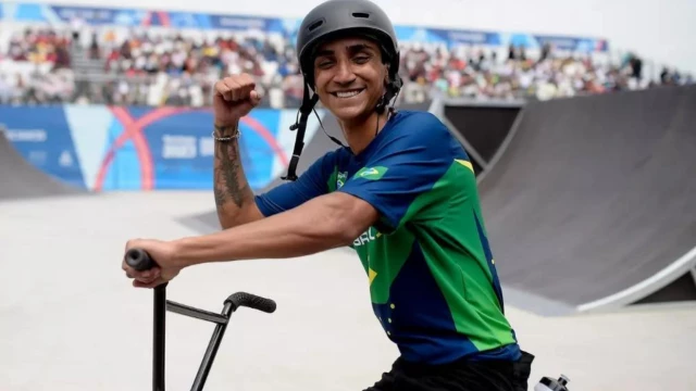 Gustavo Bala Loka, do BMX Freestyle, é eleito revelação no Prêmio Brasil Olímpico 2024