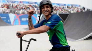 Gustavo Bala Loka, do BMX Freestyle, é eleito revelação no Prêmio Brasil Olímpico 2024