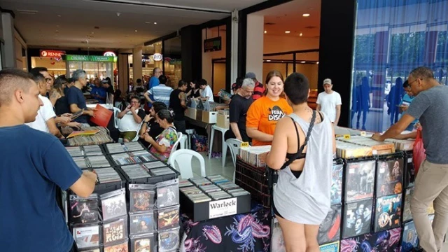 Feira de Discos traz raridades e clássicos da música ao Taubaté Shopping